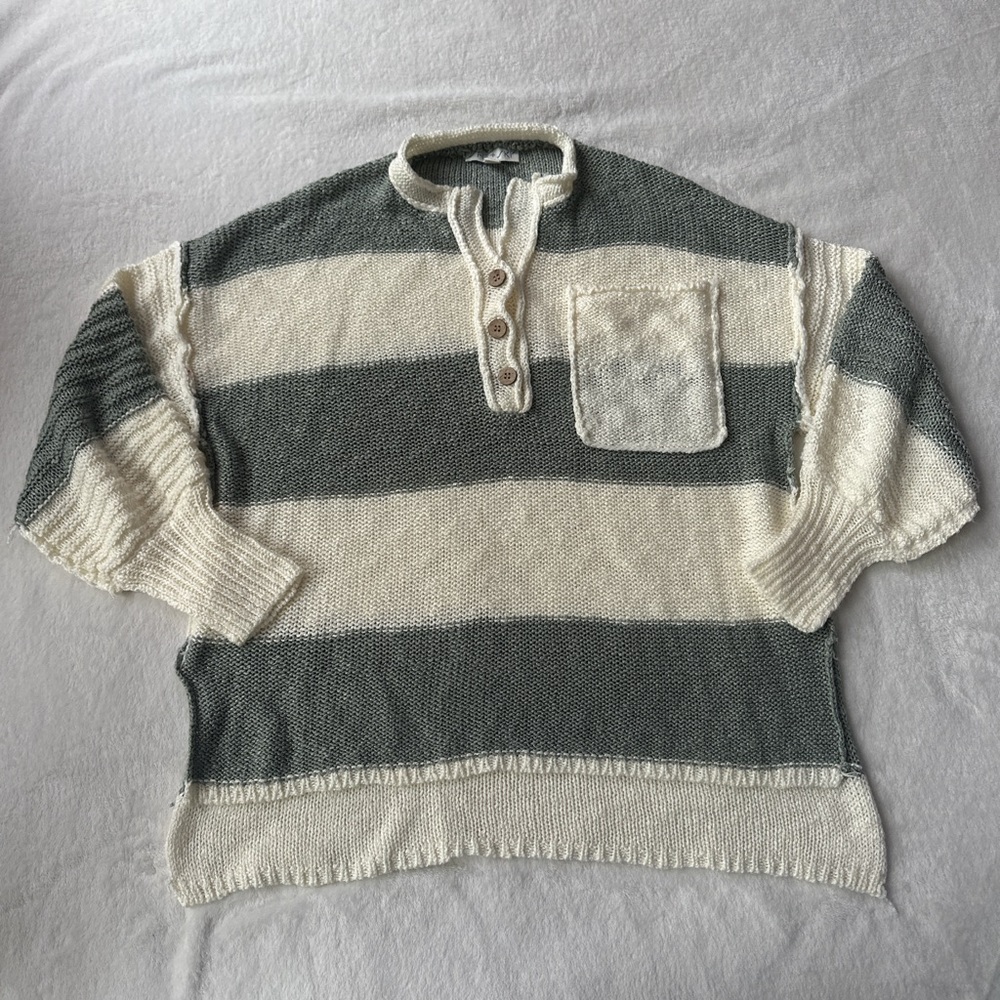 Oversized slouchy boutique brand sweater